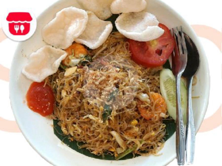 Sajian Bihun Goreng Seafood di Station Coffee Premium