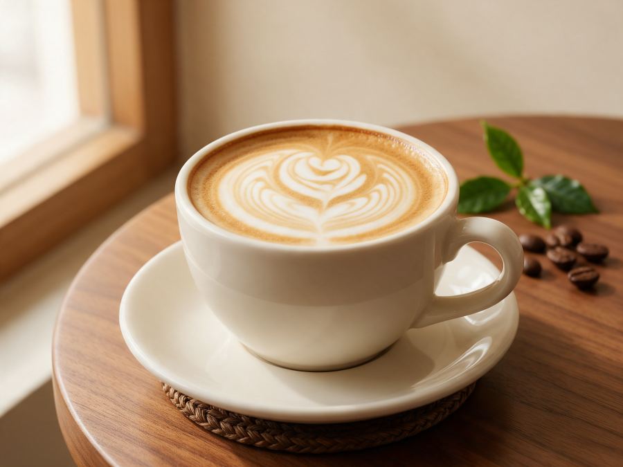 Sajian Cappuccino di Station Coffee Premium