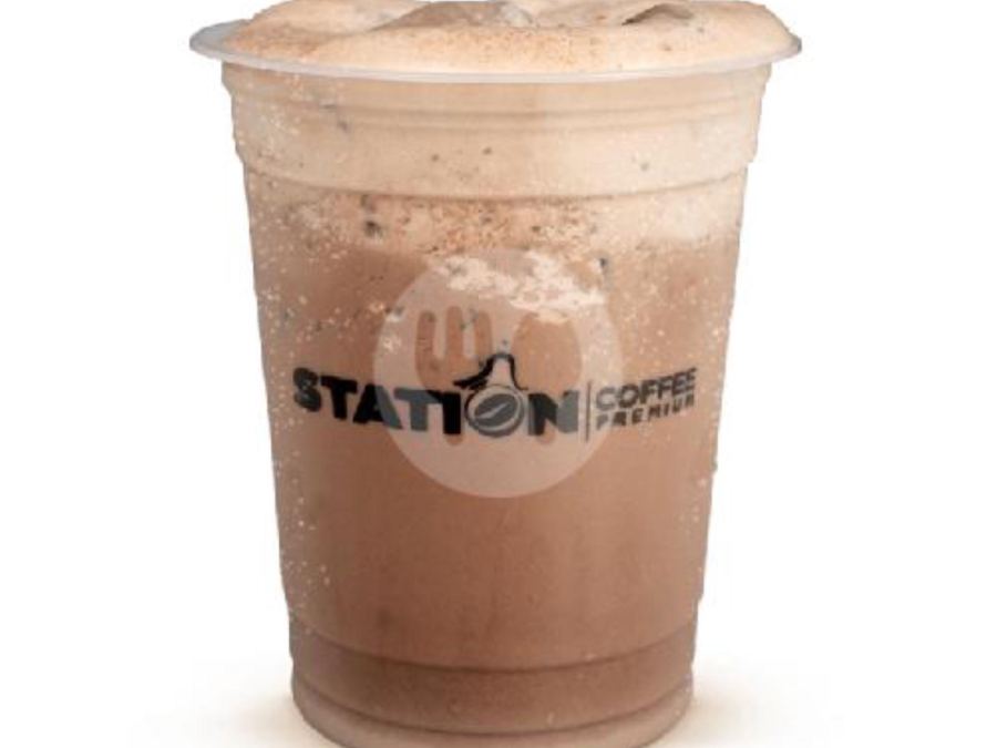 Sajian Choco Mint di Station Coffee Premium