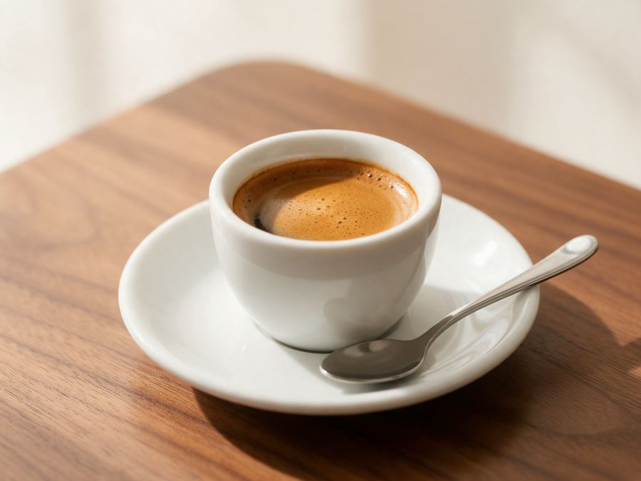 Sajian Espresso di Station Coffee Premium