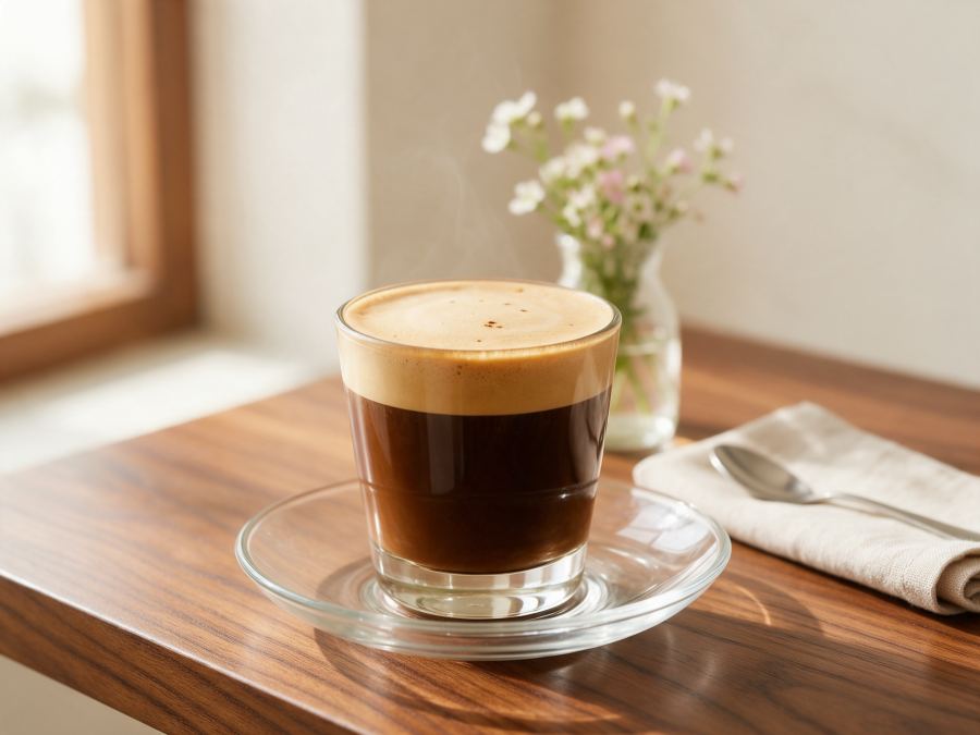 Sajian Sanger Espresso Hot di Station Coffee Premium